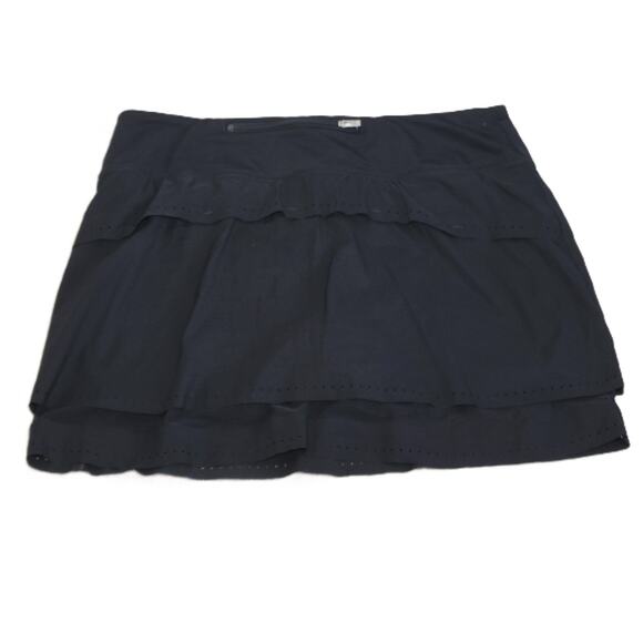 Athleta Laser Run Skort 210532 Black Size Medium Athleisure Vacation Travel - Picture 6 of 13